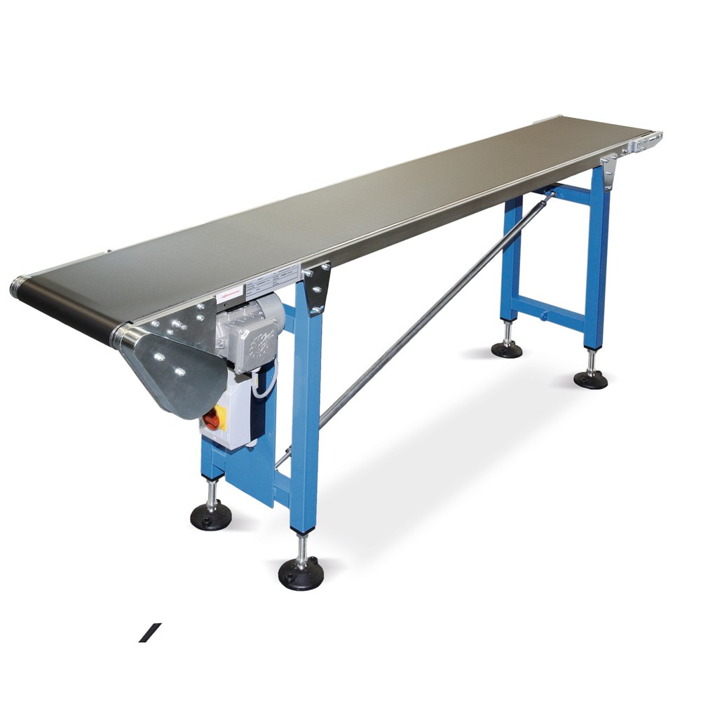 Zdjęcie produktu nr 1: Przenośnik taśmowy, maks. 15 kg/m, szerokość pasa 100 mm, długość 3,5 m