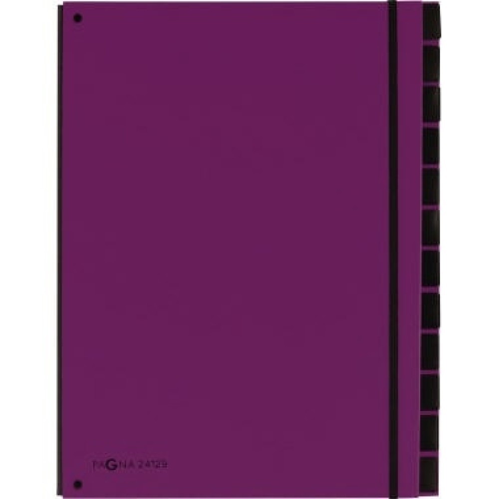 Produktabbildung Nr. 1: PAGNA Pultordner 24129-12 34x26,5x2cm 12Fächer lila