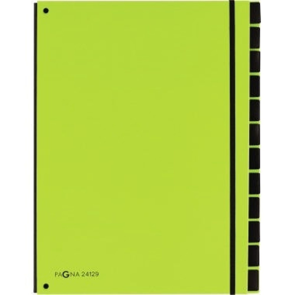 Produktabbildung: PAGNA Pultordner 24129-17 34x26,5x2cm 12Fächer lindgrün