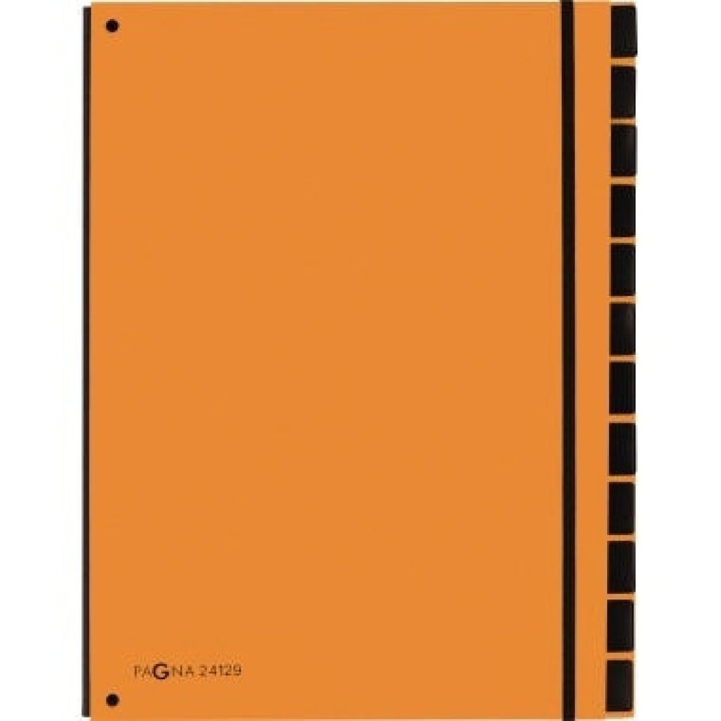 Produktabbildung: PAGNA Pultordner 24129-09 34x26,5x2cm 12Fächer orange