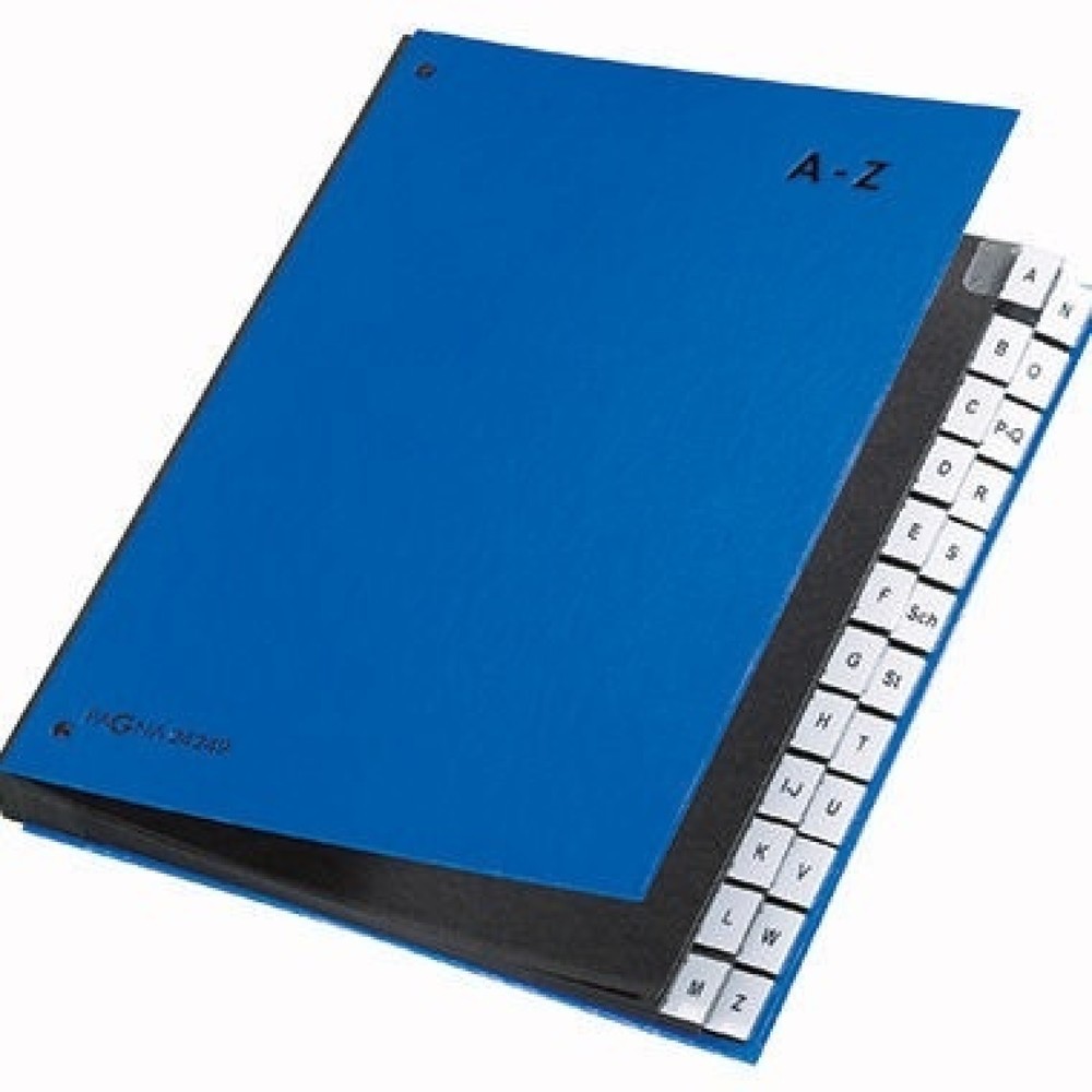Produktabbildung Nr. 1: PAGNA Pultordner 24249-02 DIN A4 A-Z 24Fächer Polypropylen bl