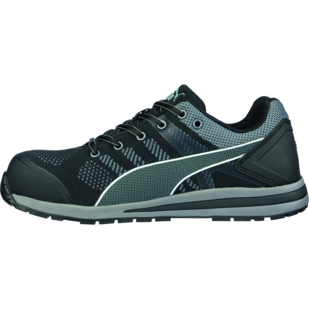Produktabbildung Nr. 3: PUMA® Sicherheitshalbschuh Elevate Knit BLACK LOW S1P ESD HRO SRC Größe 47, schwarz/grau