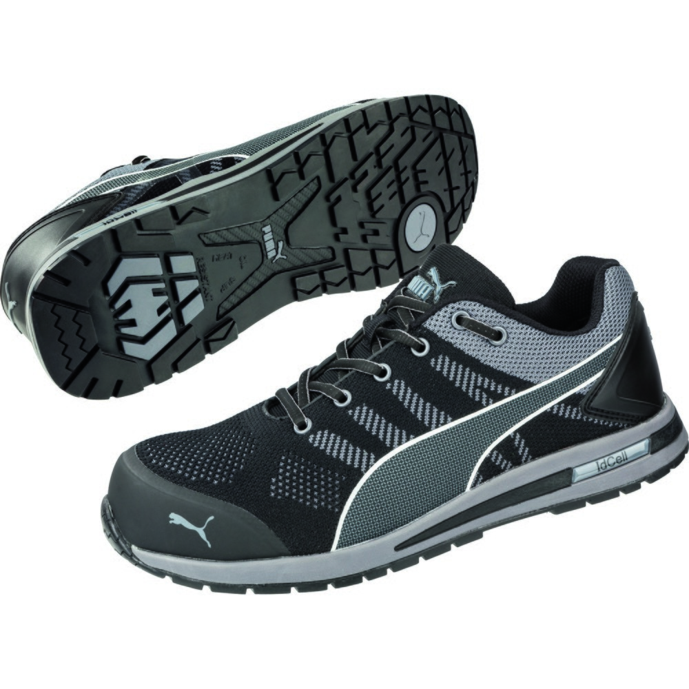 Produktabbildung Nr. 4: PUMA® Sicherheitshalbschuh Elevate Knit BLACK LOW S1P ESD HRO SRC Größe 47, schwarz/grau