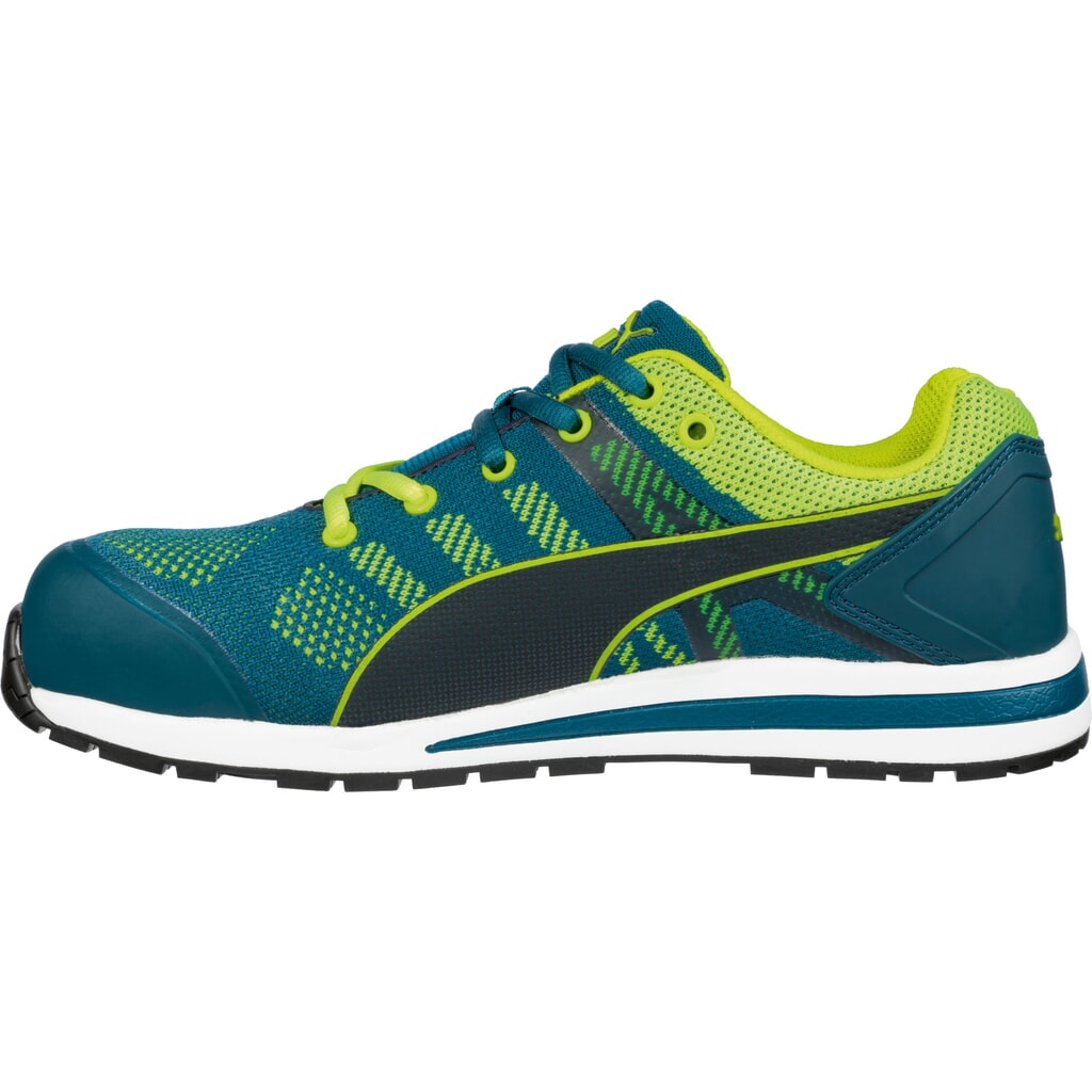 Produktabbildung Nr. 3: PUMA® Sicherheitshalbschuh Elevate Knit GREEN LOW S1P ESD HRO SRC Größe 39, blau/grün