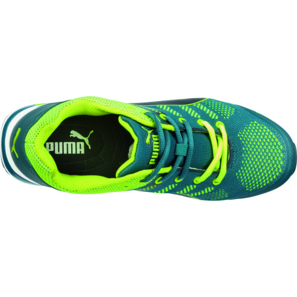 Produktabbildung Nr. 6: PUMA® Sicherheitshalbschuh Elevate Knit GREEN LOW S1P ESD HRO SRC Größe 39, blau/grün