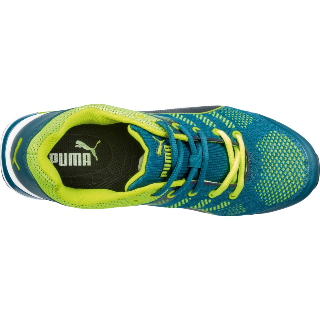 Produktabbildung Nr. 6: PUMA® Sicherheitshalbschuh Elevate Knit GREEN LOW S1P ESD HRO SRC Größe 39, blau/grün