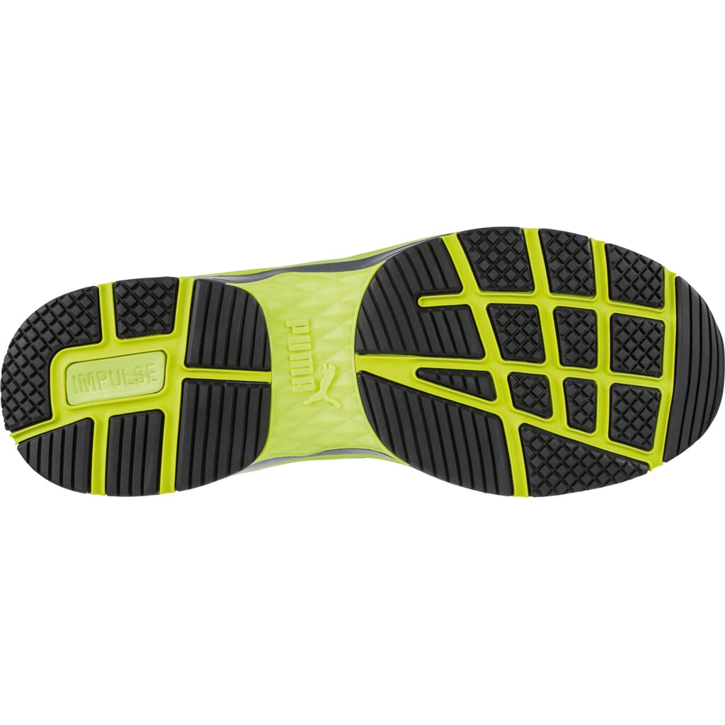 PUMA® Sicherheitshalbschuh Fuse Motion 2.0 GREEN LOW S1P ESD HRO SRC Größe 42, grau/grün Produktabbildung Nr. 5: PUMA® Sicherheitshalbschuh Fuse Motion 2.0 GREEN LOW S1P ESD HRO SRC Größe 42, grau/grün