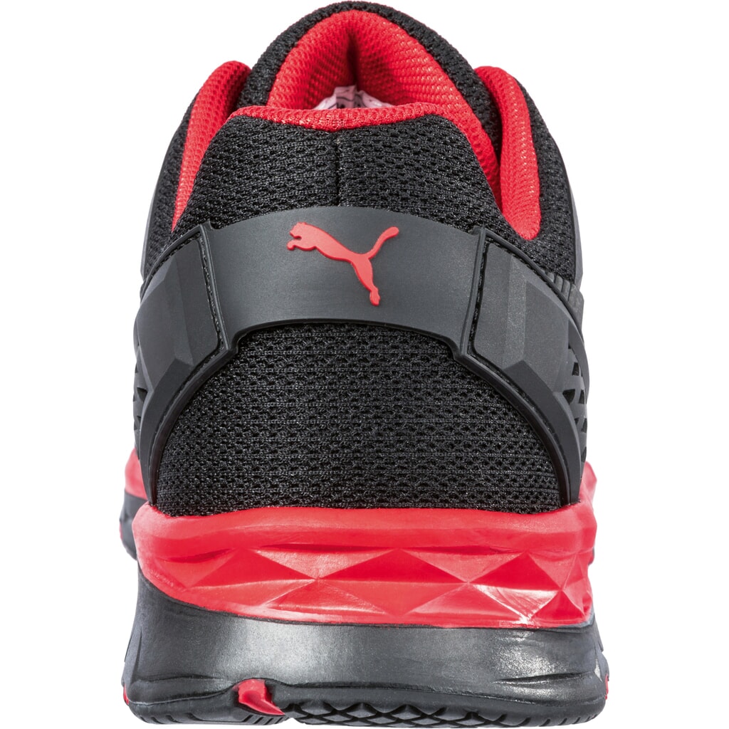 Produktabbildung Nr. 2: PUMA® Sicherheitshalbschuh Fuse Motion 2.0 RED LOW S1P ESD HRO SRC Größe 42, schwarz/rot
