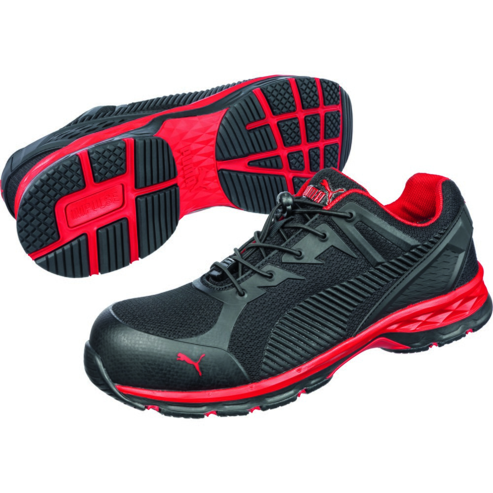 Produktabbildung Nr. 4: PUMA® Sicherheitshalbschuh Fuse Motion 2.0 RED LOW S1P ESD HRO SRC Größe 39, schwarz/rot