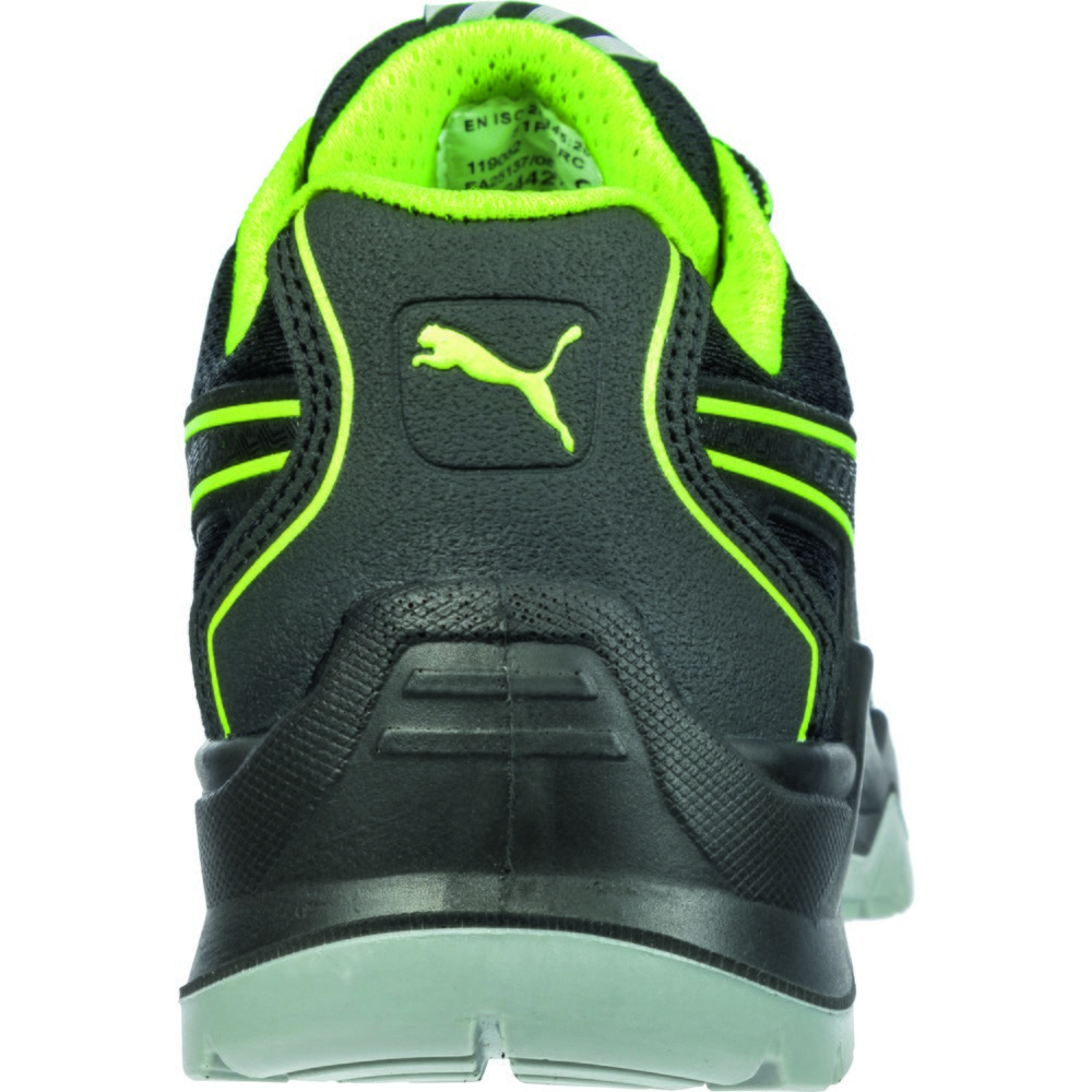 Produktabbildung Nr. 2: PUMA® Sicherheitshalbschuh Fuse TC GREEN LOW S1P ESD SRC Größe 49, schwarz/grün