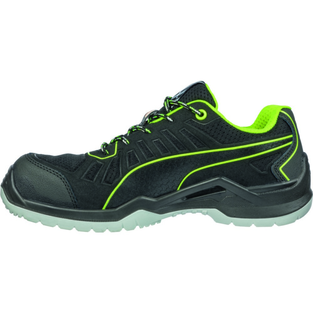 Produktabbildung Nr. 3: PUMA® Sicherheitshalbschuh Fuse TC GREEN LOW S1P ESD SRC Größe 49, schwarz/grün