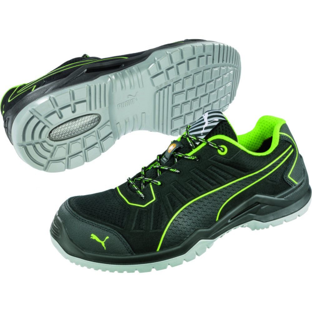 Produktabbildung Nr. 4: PUMA® Sicherheitshalbschuh Fuse TC GREEN LOW S1P ESD SRC Größe 49, schwarz/grün