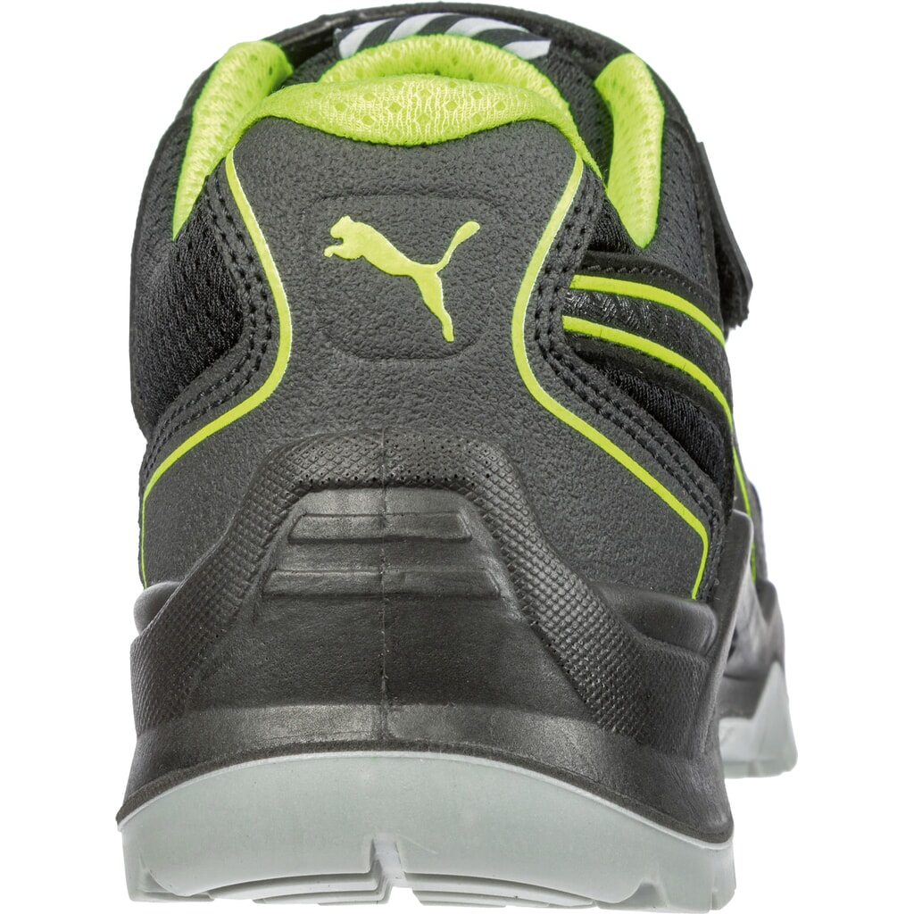 PUMA® Sicherheitshalbschuh Neodyme GREEN LOW S1P ESD SRC Größe 48, schwarz/grün Produktabbildung Nr. 2: PUMA® Sicherheitshalbschuh Neodyme GREEN LOW S1P ESD SRC Größe 48, schwarz/grün