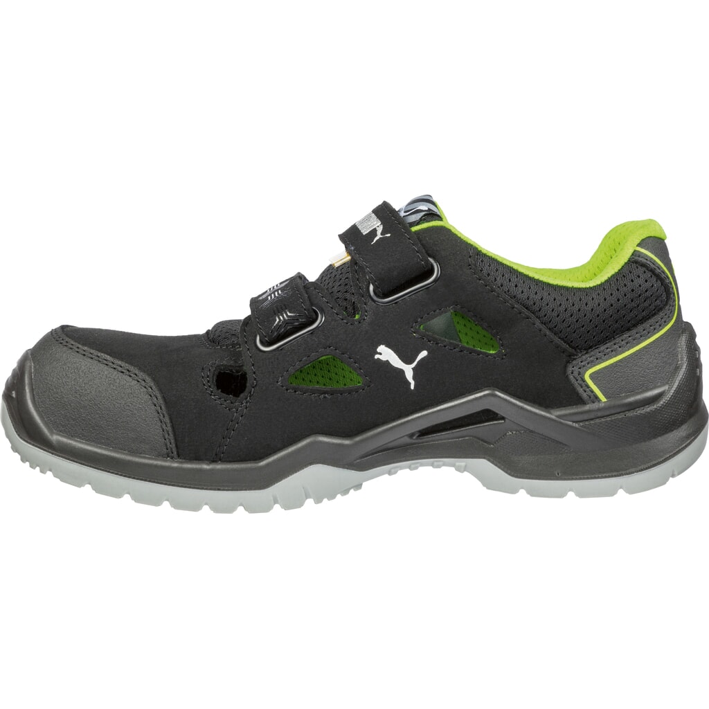 Produktabbildung Nr. 3: PUMA® Sicherheitshalbschuh Neodyme GREEN LOW S1P ESD SRC Größe 48, schwarz/grün