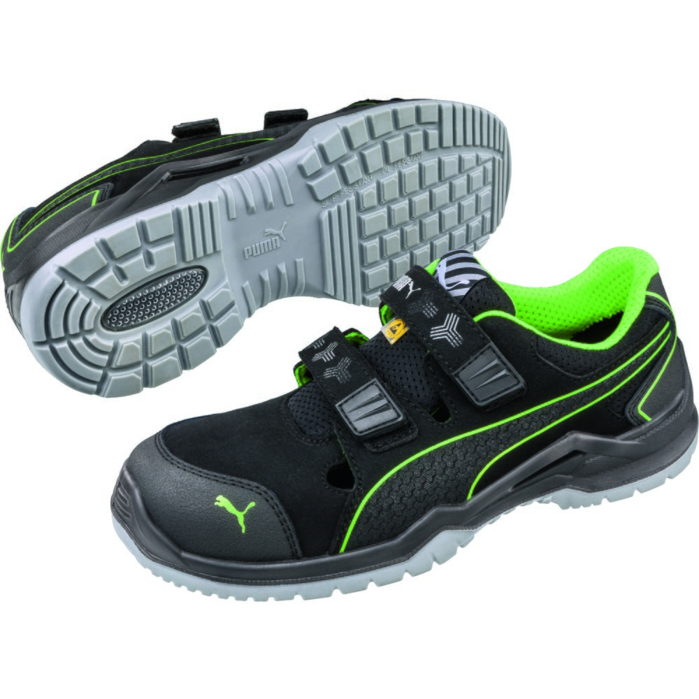 Produktabbildung Nr. 4: PUMA® Sicherheitshalbschuh Neodyme GREEN LOW S1P ESD SRC Größe 48, schwarz/grün