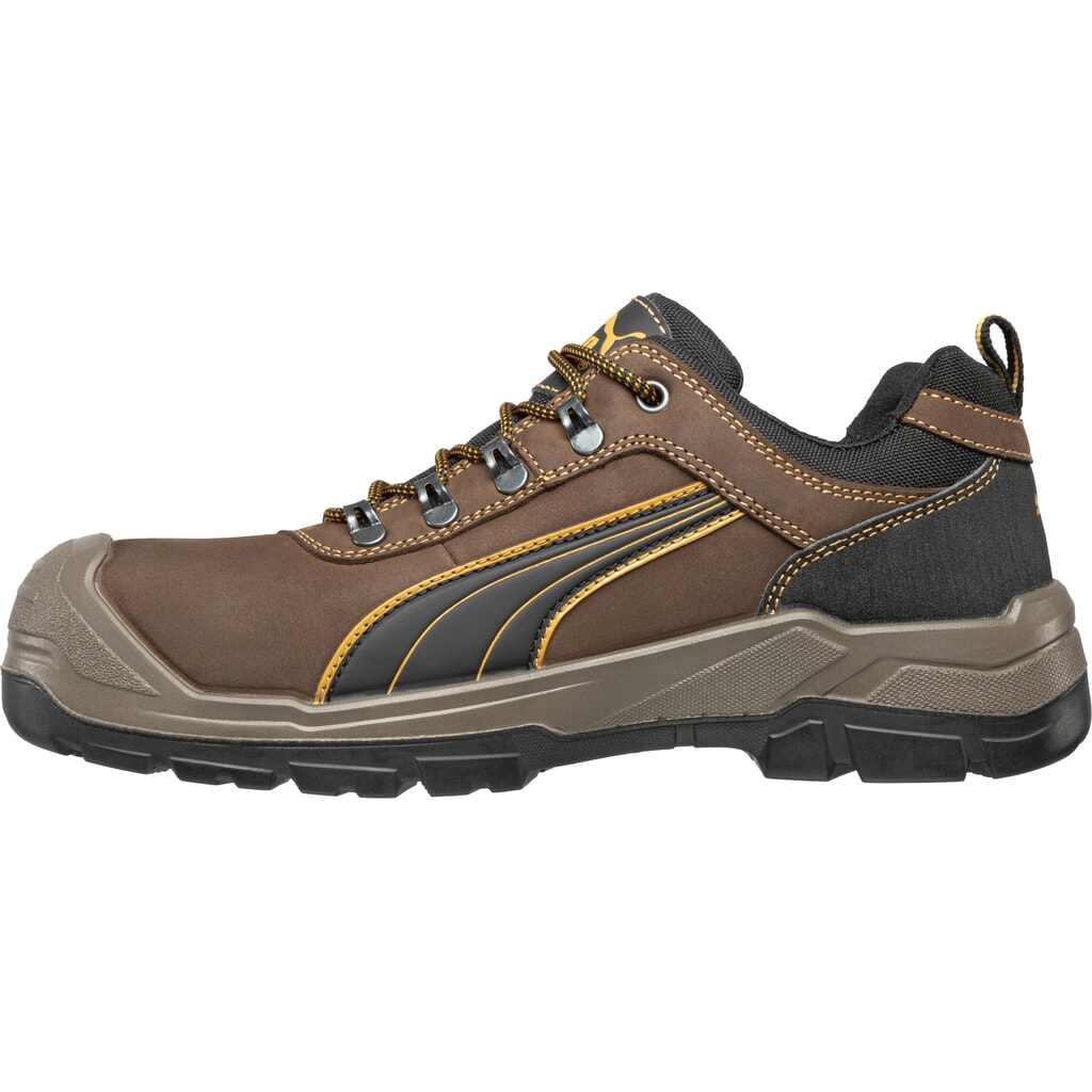 PUMA® Sicherheitshalbschuh Sierra Nevada LOW S3 HRO SRC Größe 39, braun/grau Produktabbildung Nr. 3: PUMA® Sicherheitshalbschuh Sierra Nevada LOW S3 HRO SRC Größe 39, braun/grau