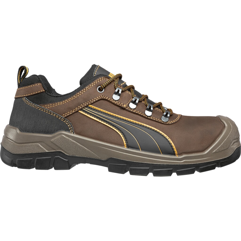 PUMA® Sicherheitshalbschuh Sierra Nevada LOW S3 HRO SRC Größe 39, braun/grau Produktabbildung: PUMA® Sicherheitshalbschuh Sierra Nevada LOW S3 HRO SRC Größe 39, braun/grau