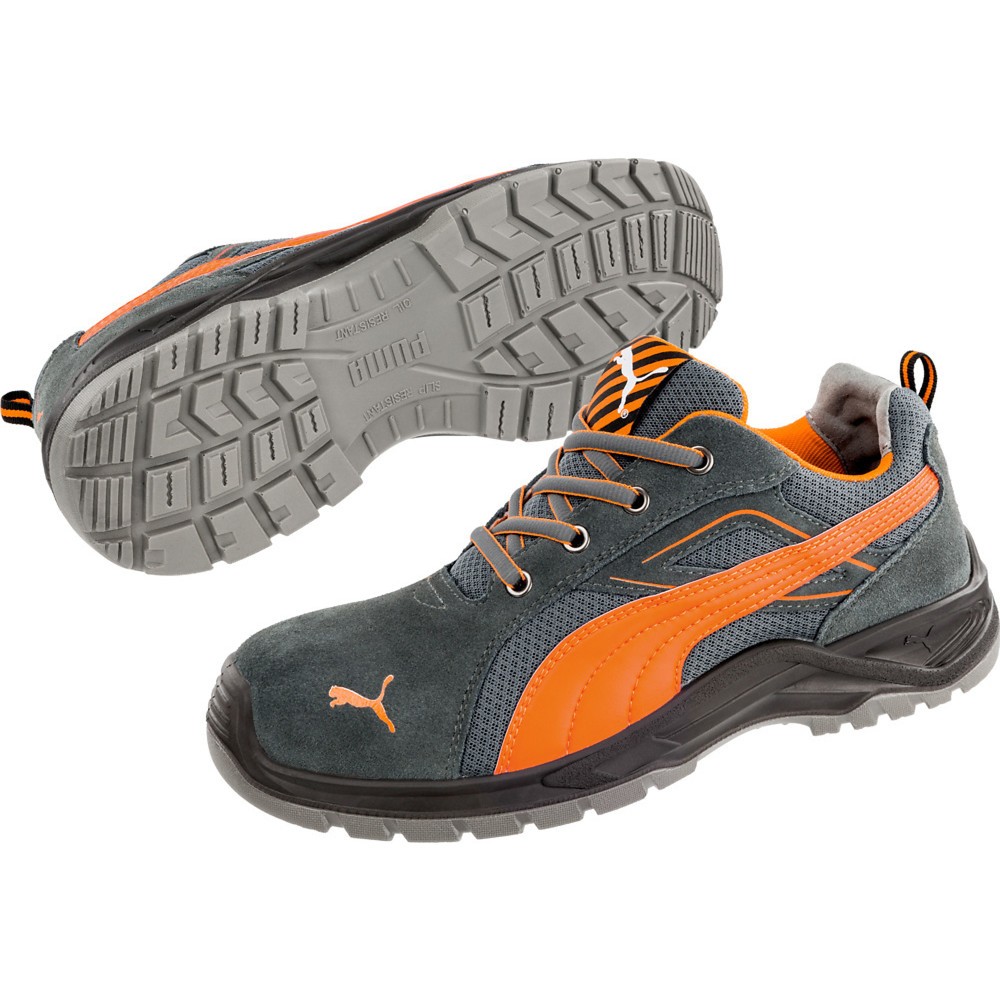Produktabbildung Nr. 7: PUMA® Sicherheitsschuh OMNI ORANGE LOW S1P SRC, grau/orange, Größe 43