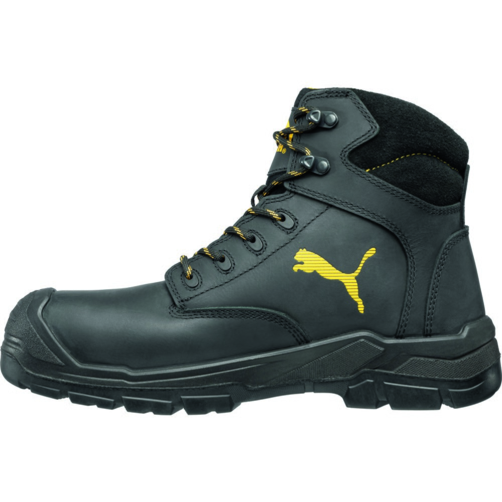 Produktabbildung Nr. 3: PUMA® Sicherheitsstiefel Borneo BLACK MID S3 HRO SRC Größe 47, schwarz/grau