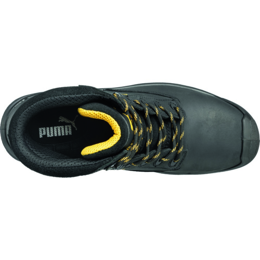Produktabbildung Nr. 6: PUMA® Sicherheitsstiefel Borneo BLACK MID S3 HRO SRC Größe 47, schwarz/grau
