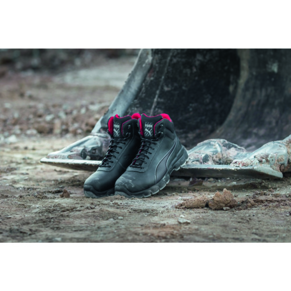 Produktabbildung Nr. 9: PUMA® Sicherheitsstiefel CONDOR BLACK MID S3 ESD SRC Größe 44, schwarz/grau