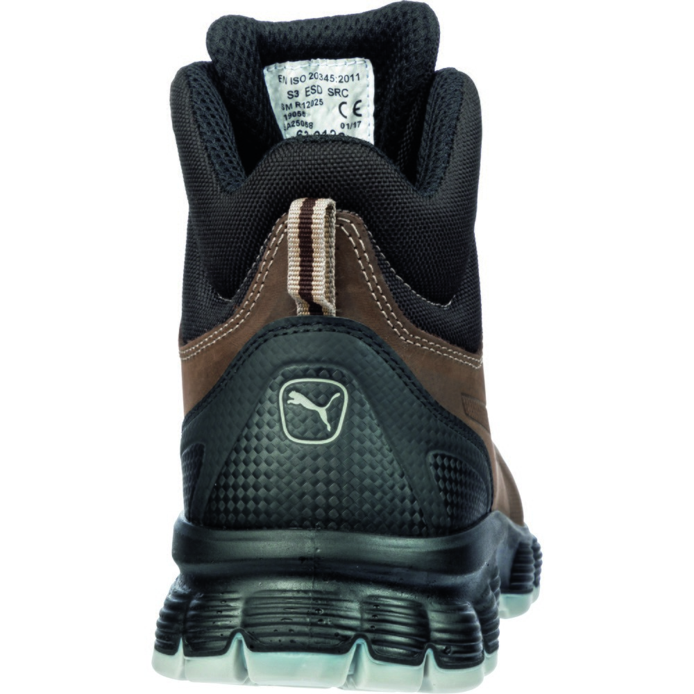 Produktabbildung Nr. 2: PUMA® Sicherheitsstiefel CONDOR BROWN MID S3 ESD SRC Größe 44, schwarz/braun