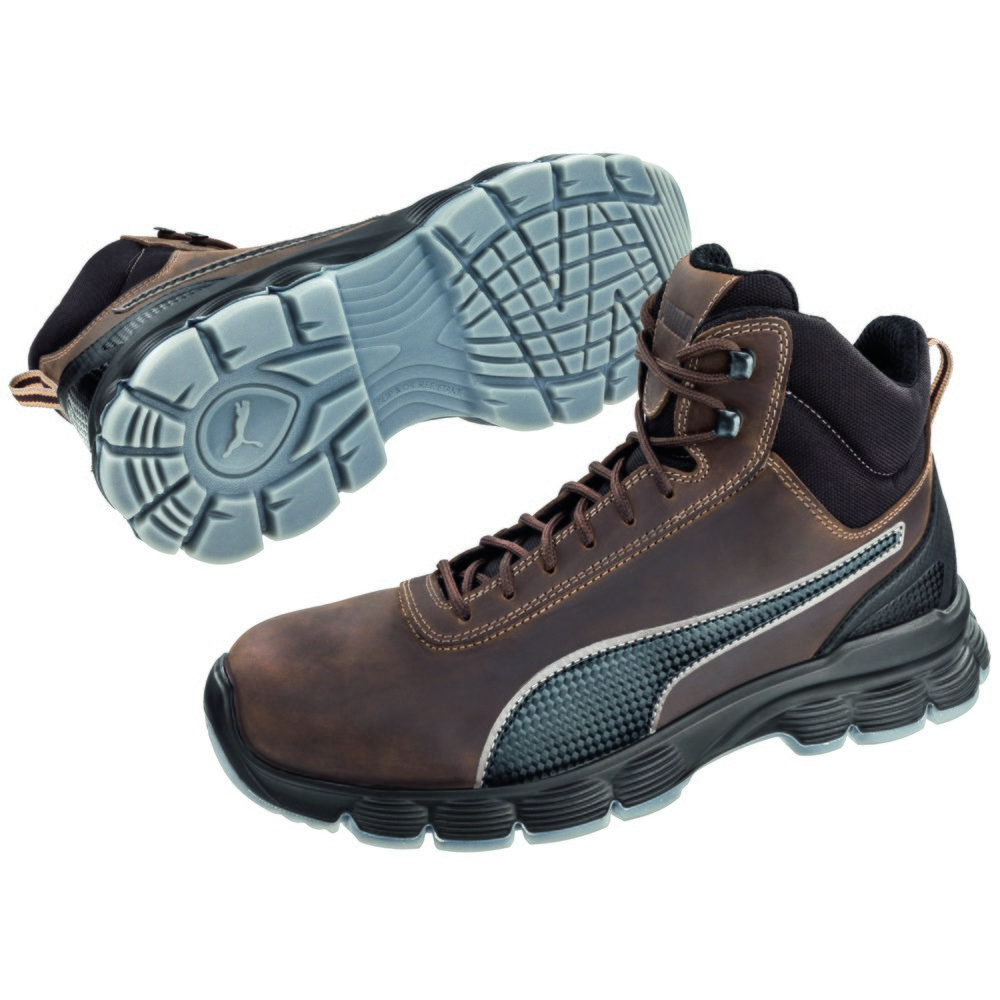 Produktabbildung Nr. 4: PUMA® Sicherheitsstiefel CONDOR BROWN MID S3 ESD SRC Größe 44, schwarz/braun