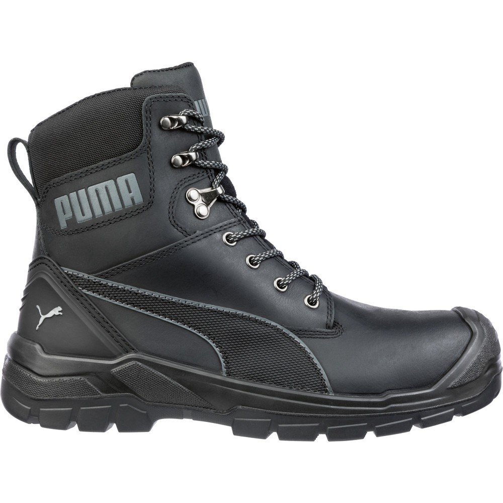 Produktabbildung: PUMA® Sicherheitsstiefel Conquest BLACK HIGH CTX S3 WR HRO SRC Größe 41, schwarz