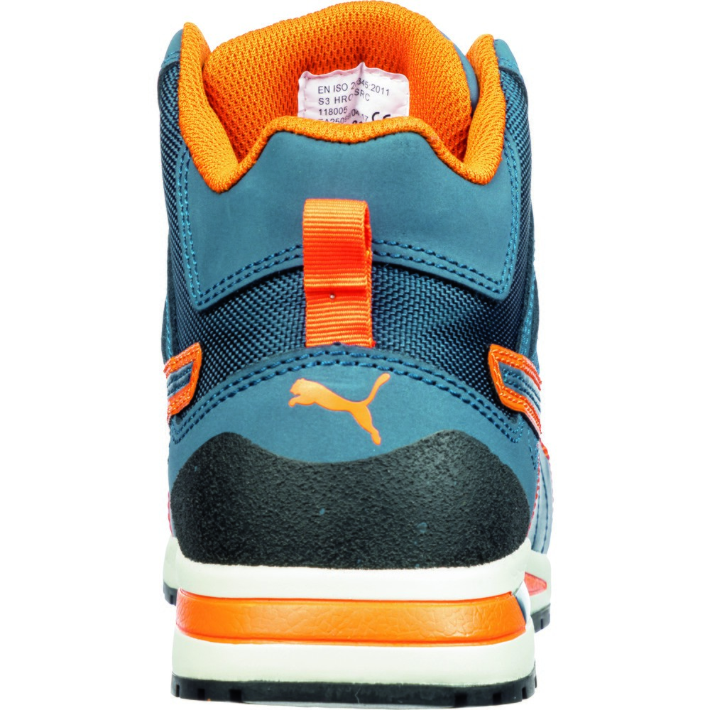 Produktabbildung Nr. 2: PUMA® Sicherheitsstiefel Crosstwist MID S3 HRO SRC Größe 47, blau/orange