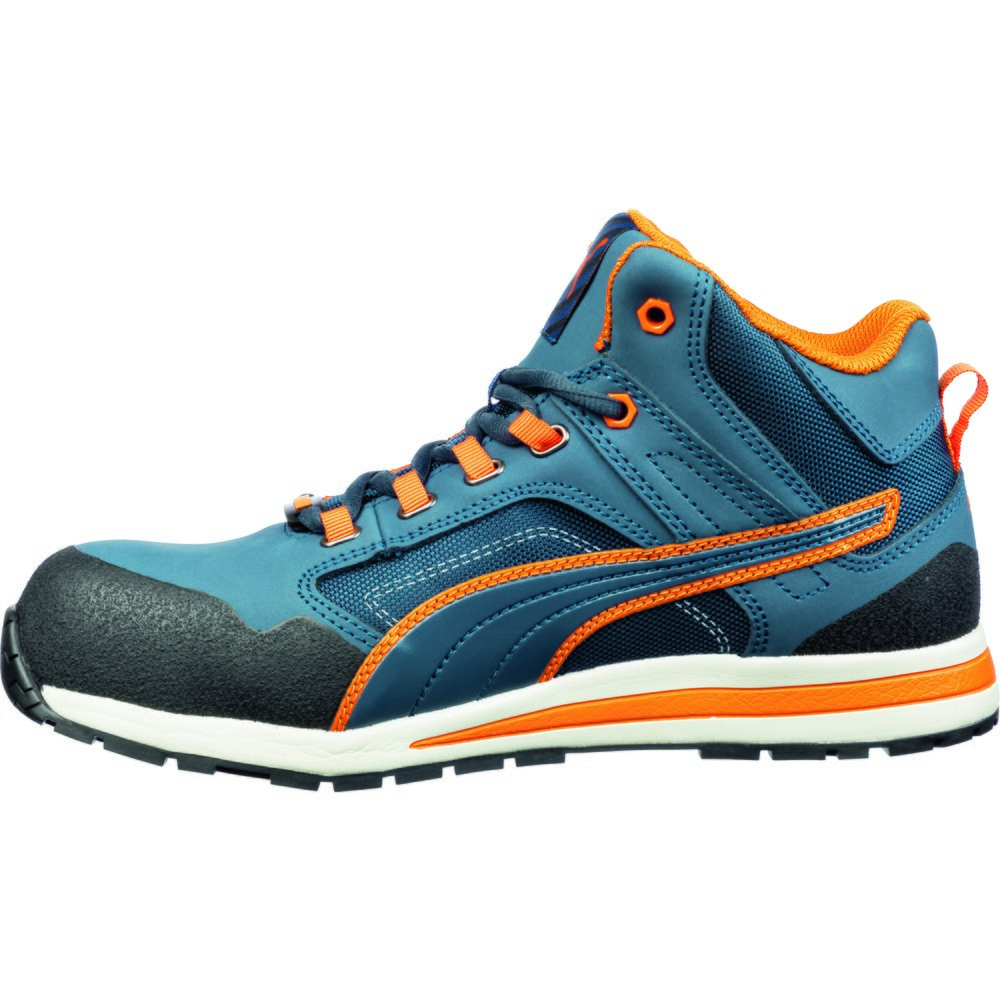Produktabbildung Nr. 3: PUMA® Sicherheitsstiefel Crosstwist MID S3 HRO SRC Größe 47, blau/orange