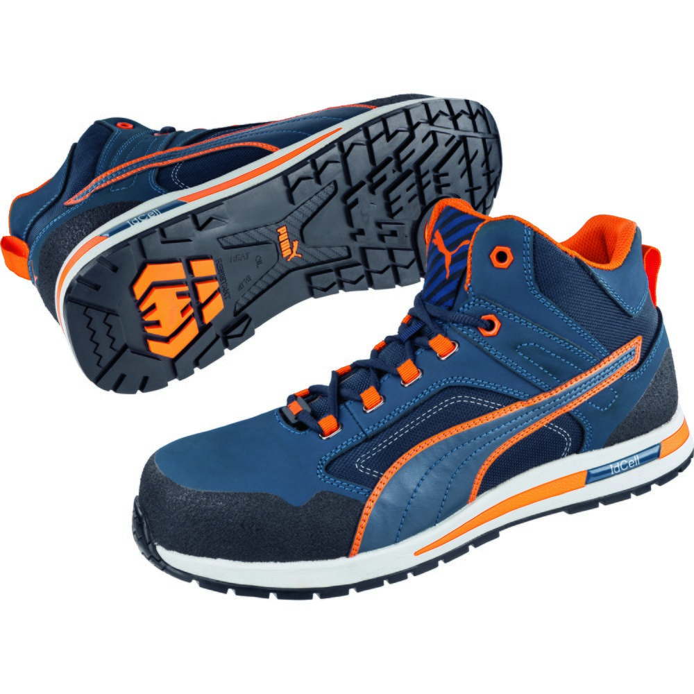 Produktabbildung Nr. 4: PUMA® Sicherheitsstiefel Crosstwist MID S3 HRO SRC Größe 47, blau/orange