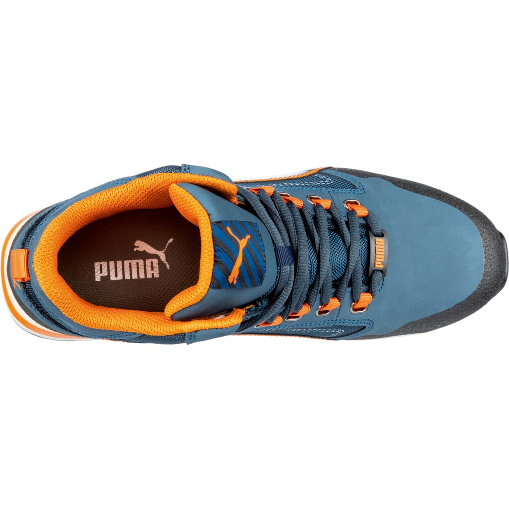 Produktabbildung Nr. 6: PUMA® Sicherheitsstiefel Crosstwist MID S3 HRO SRC Größe 39, blau/orange