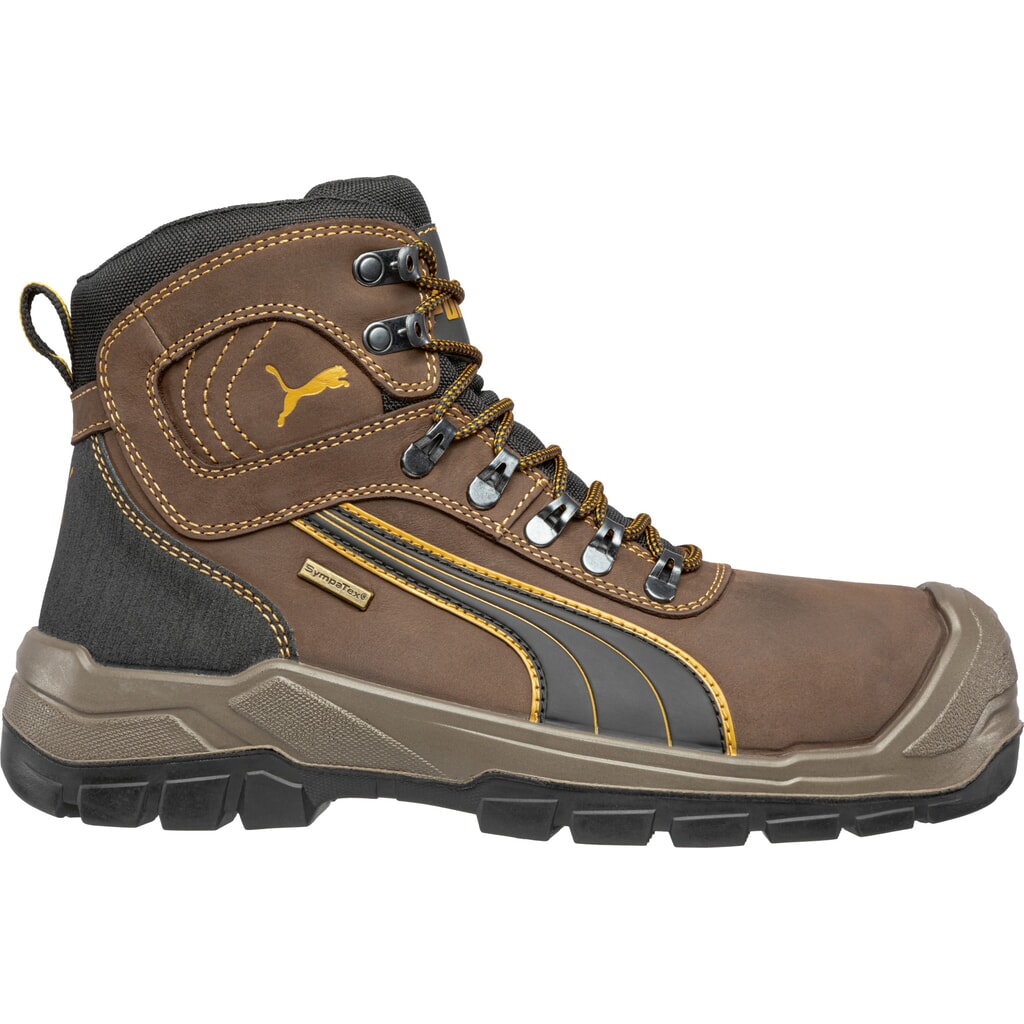PUMA® Sicherheitsstiefel Sierra Nevada MID S3 WR HRO SRC Größe 48, braun/grau Produktabbildung: PUMA® Sicherheitsstiefel Sierra Nevada MID S3 WR HRO SRC Größe 48, braun/grau
