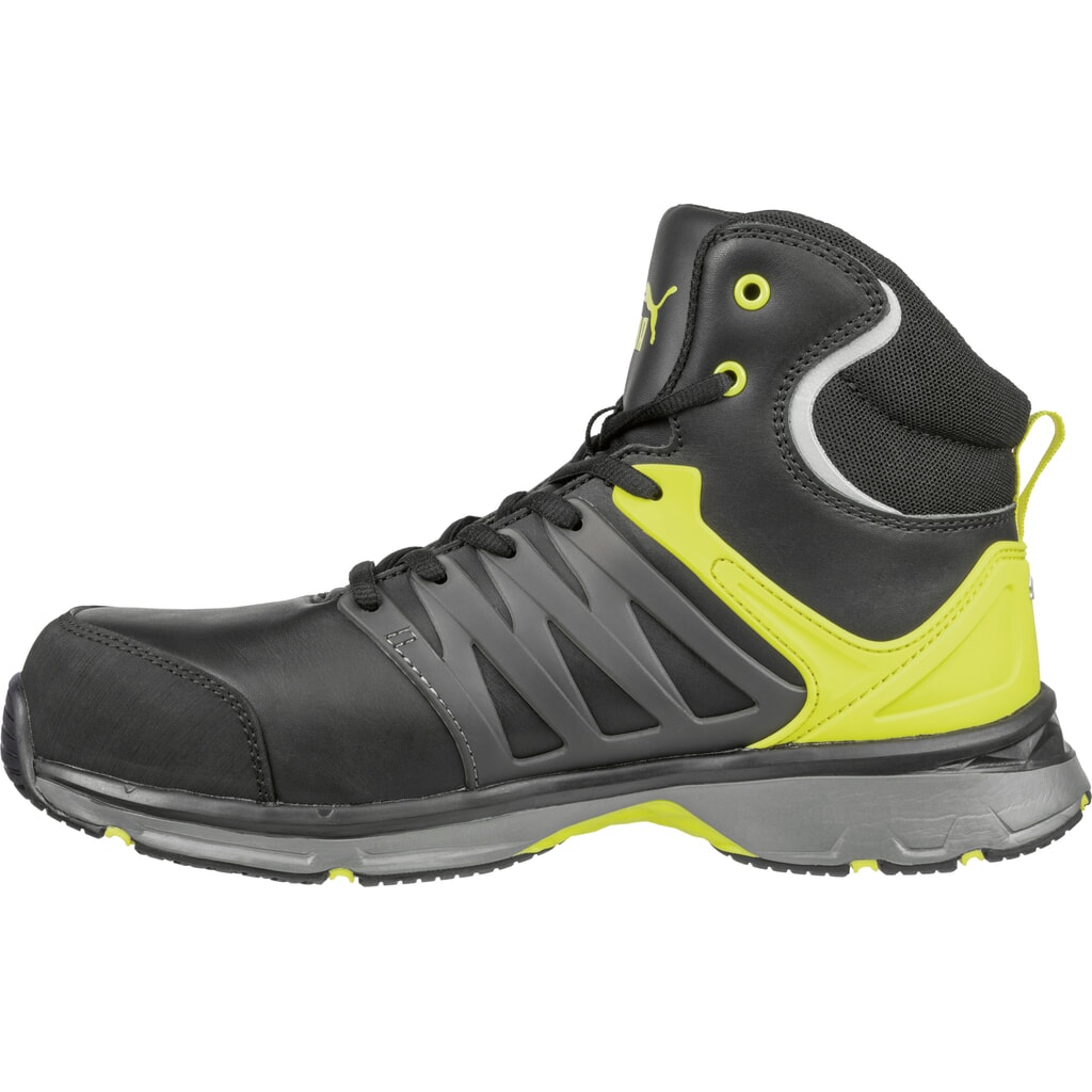 Produktabbildung Nr. 4: PUMA® Sicherheitsstiefel Velocity 2.0 YELLOW MID S3 ESD HRO SRC Größe 40, schwarz/gelb