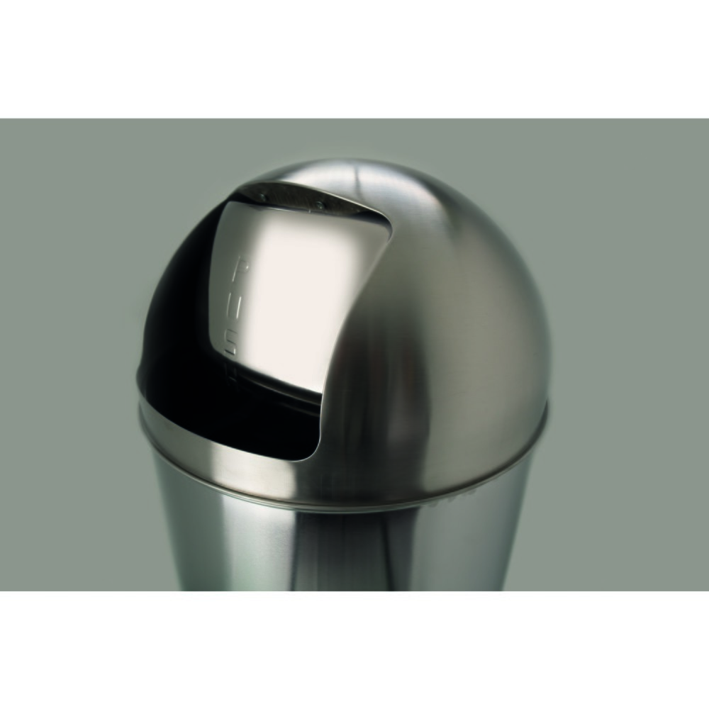 Productafbeelding nr. 2: helit Push-afvalbak "the dome", 30 liter, wit