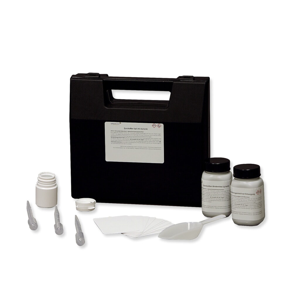 Quecksilber-Bindemittel Spill-Kit, Karton Produktabbildung: Quecksilber-Bindemittel Spill-Kit, Karton