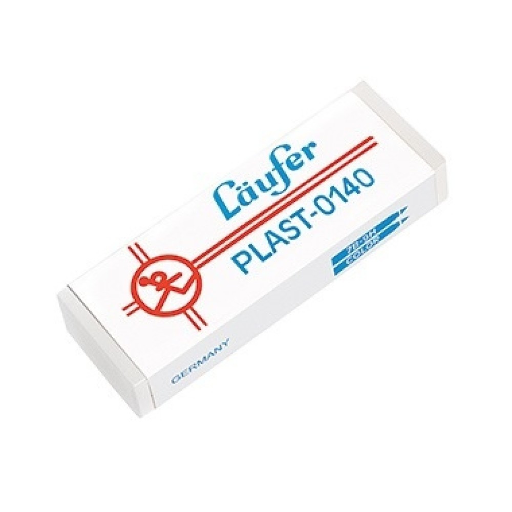Produktabbildung: Läufer Radierer Plast 01400 Kunststoff transluzent