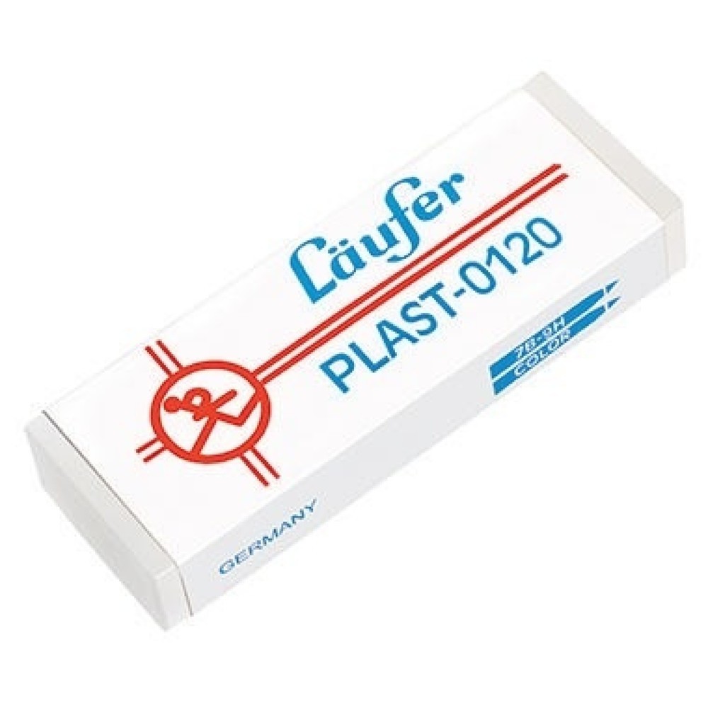 Produktabbildung: LÄUFER Radierer Plast 01200 Kunststoff transluzent