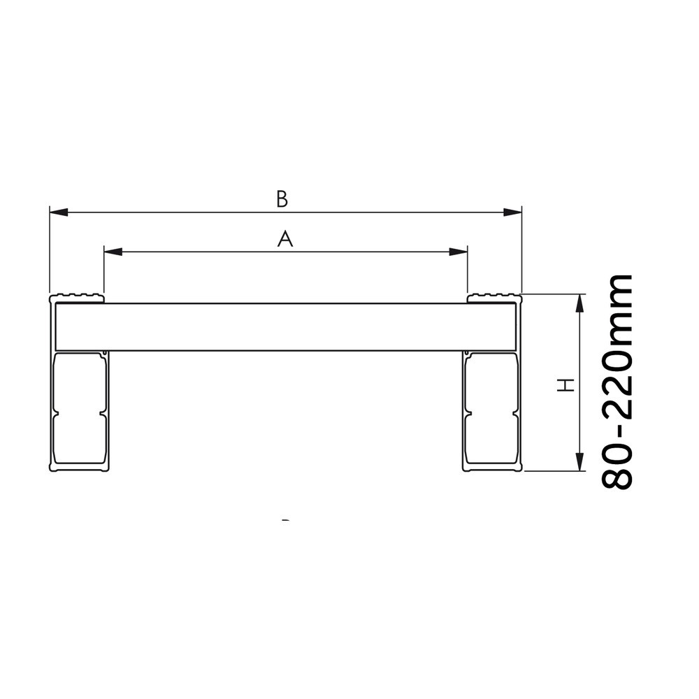 N° de l'image du produit 7 : Rails de chargement à barreaux, sans bordure, capacité de charge 1 660 kg/paire, longueur 2 340 mm