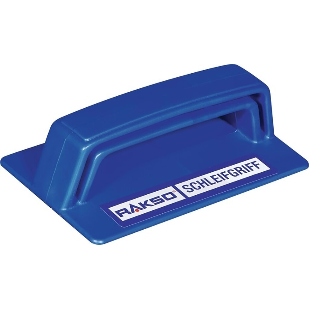 RAKSO Schleifgriff, Breite 8 cm Länge 14 cm, für Spänematte Produktabbildung: RAKSO Schleifgriff, Breite 8 cm Länge 14 cm, für Spänematte