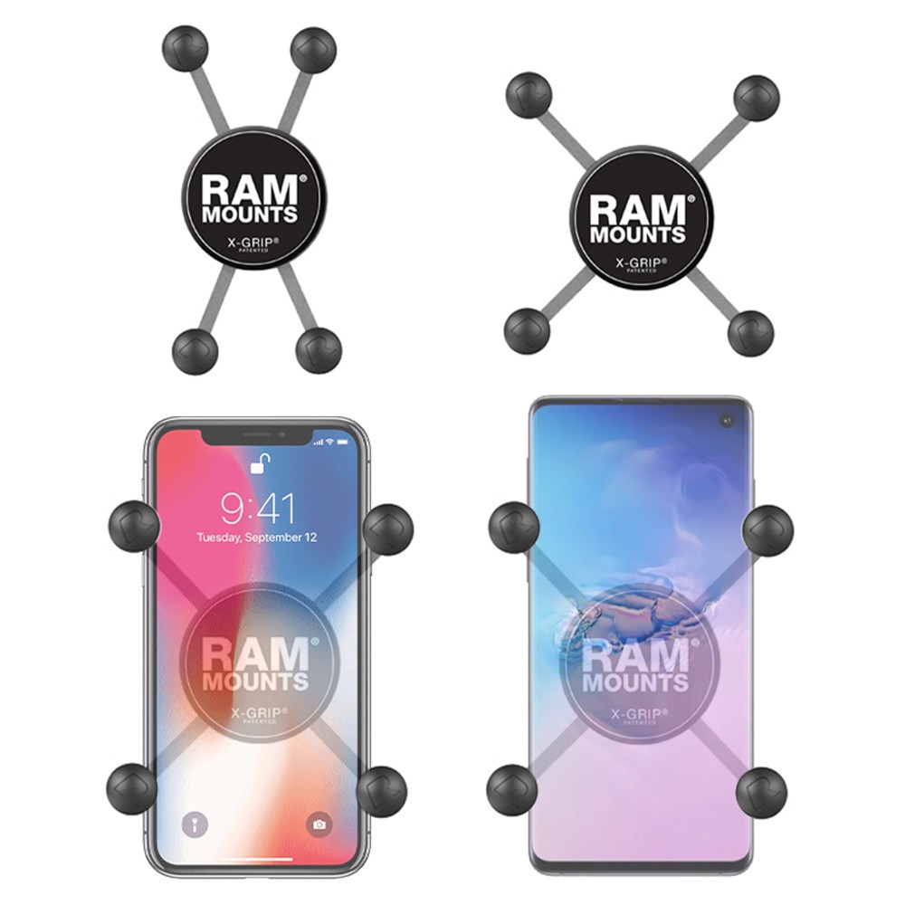 Produktabbildung Nr. 3: RAM Mounts X-Grip-Halteklammer für Smartphones bis 82,6 mm Breite, B-Kugel (1 Zoll)