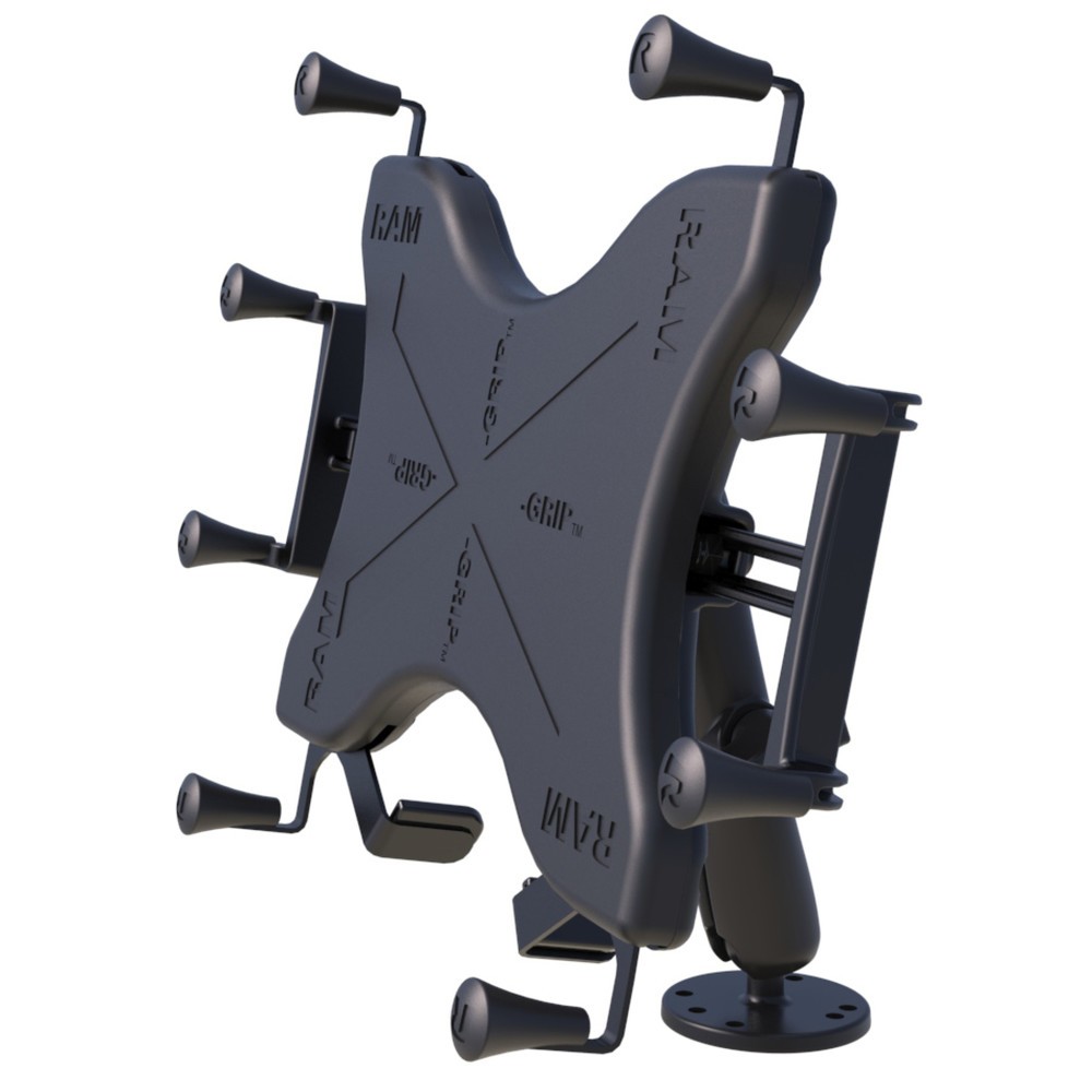 Produktabbildung Nr. 2: RAM Mounts X-Grip Aufbauhalterung für Tablets (12 Zoll), B-Kugel (1 Zoll), runde Basisplatte (AMPS), langer Verbindungsarm