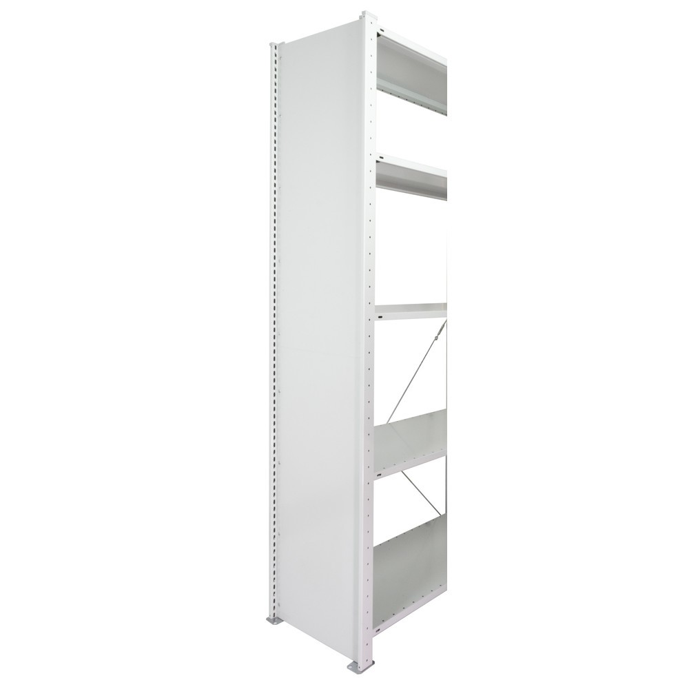 Číslo obrázku produktu 2: Masivní plechový rám s profily T MULTIplus pro policový regál SCHULTE, světle modrá, předem montovaný, VxH 2500 x 600 mm
