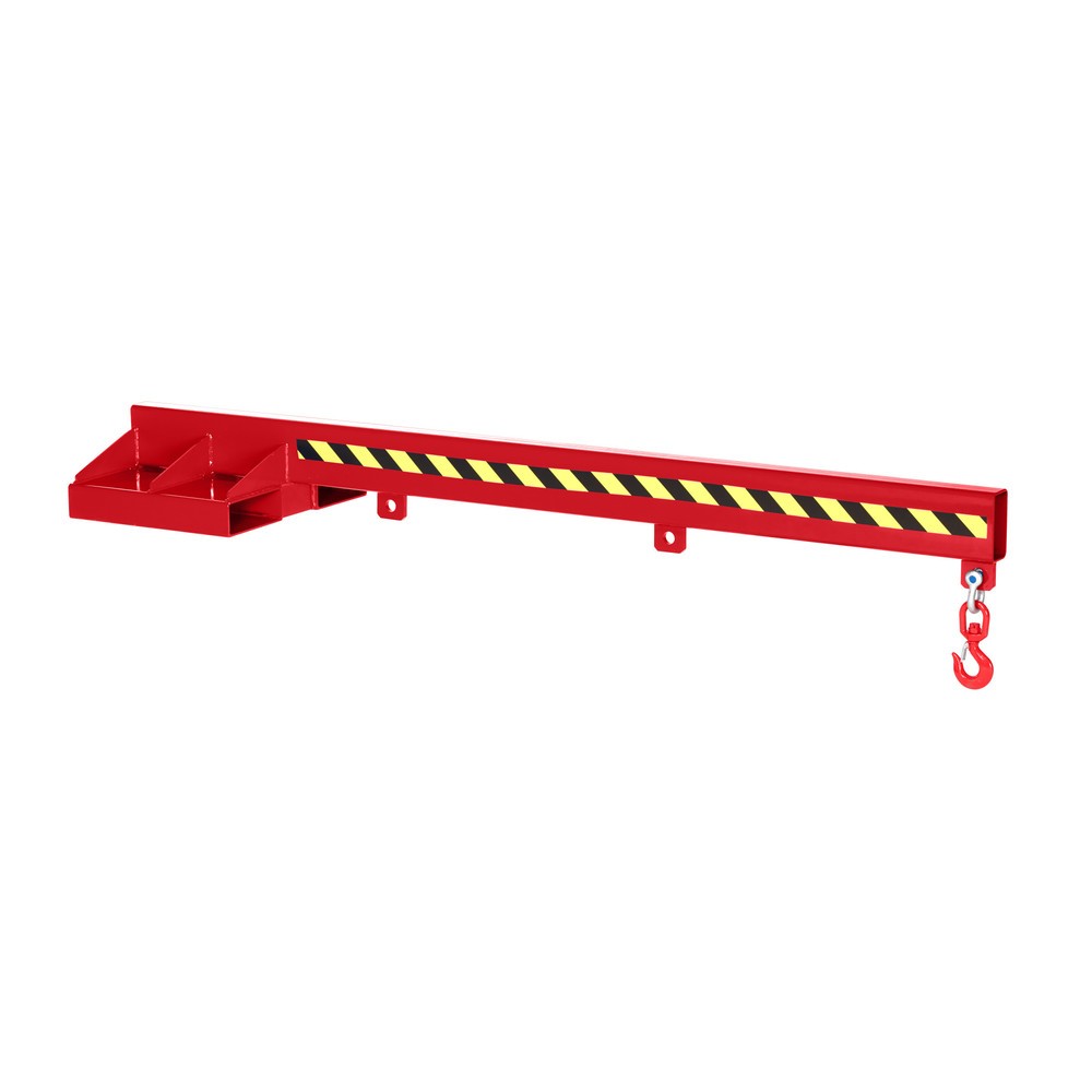 Zdjęcie produktu nr 1: RR-Industrietechnik® ramię załadunkowe typu RLA, głębokość 2400 mm, udźwig 100–1000 kg, RAL 3000 ognistoczerwony