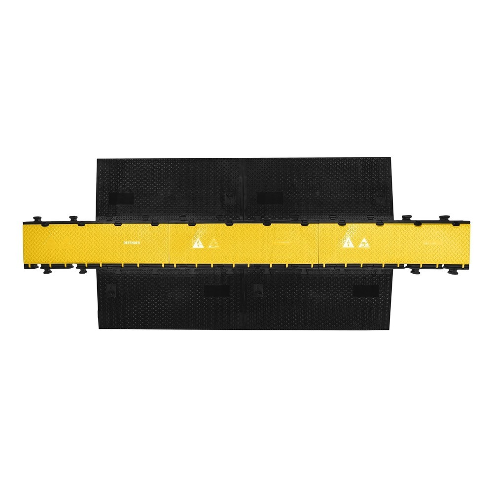N° de l'image du produit 5 : Rampe avec passage de câbles Defender® 3 2D by Adam Hall, noire