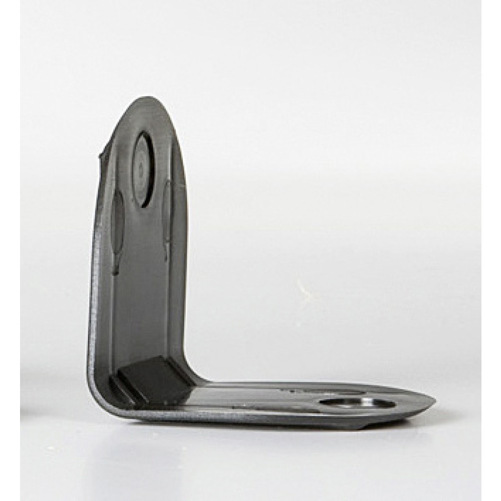 Product afbeelding: Randbeschermingshoek van kunststof, bandbreedte 19 mm, rond, zwart, 2.000 stuks/verpakkingseenheid, zonder doorn
