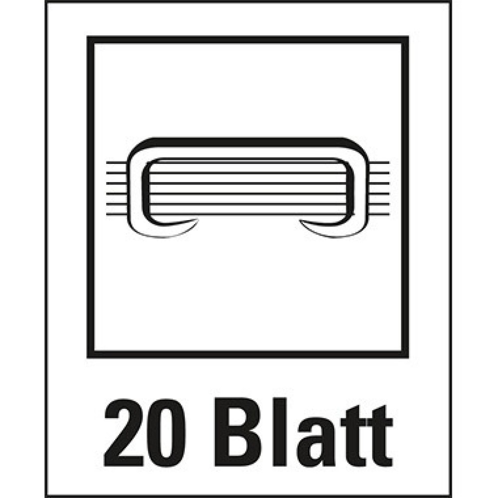 Produktabbildung Nr. 5: RAPESCO Heftgerät ECO Sting Ray 1482 20Blatt schwarz +Heftklammern