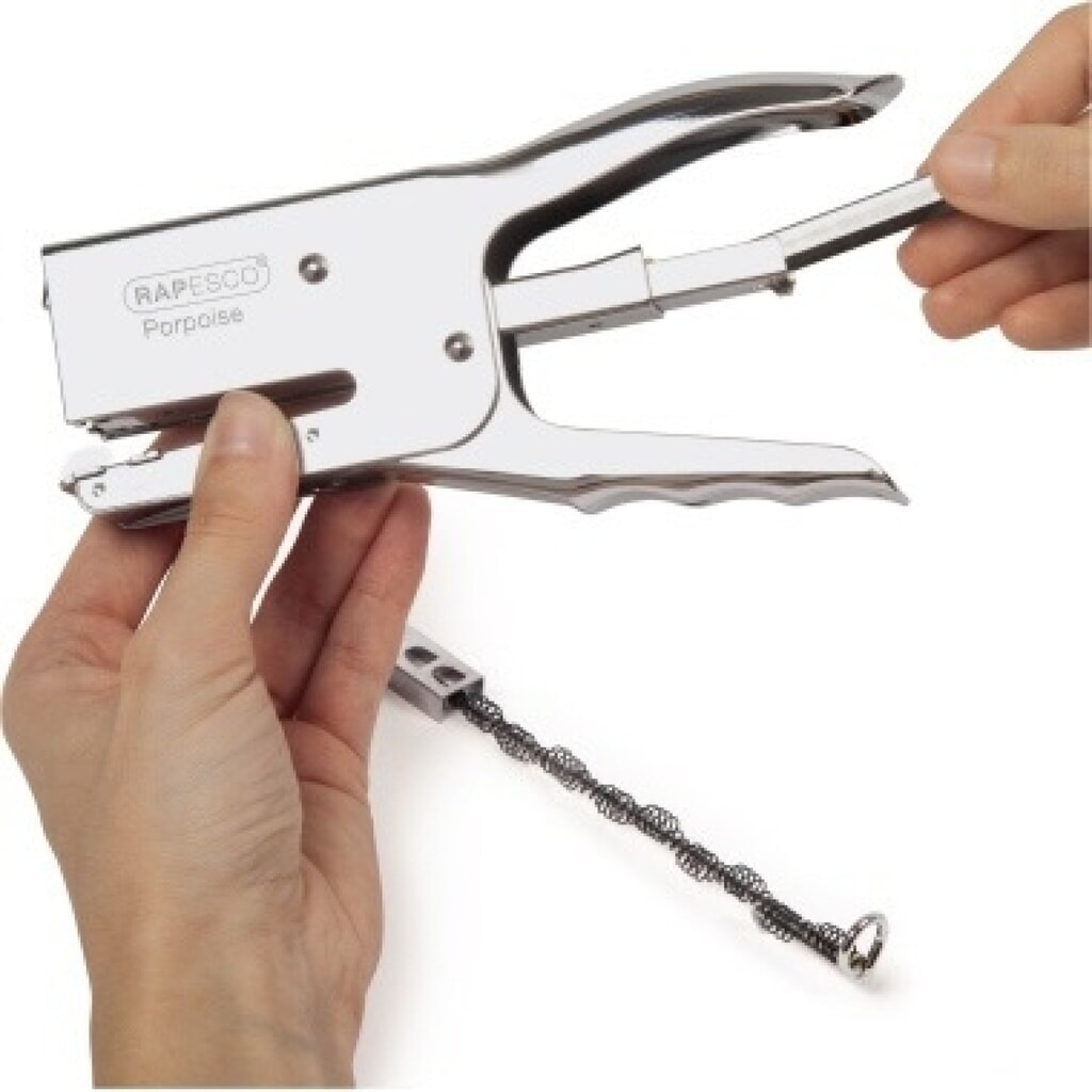 RAPESCO Heftzange Porpoise Classic R81000A3 50Blatt 24/6+26/6 chrom Produktabbildung Nr. 2: RAPESCO Heftzange Porpoise Classic R81000A3 50Blatt 24/6+26/6 chrom