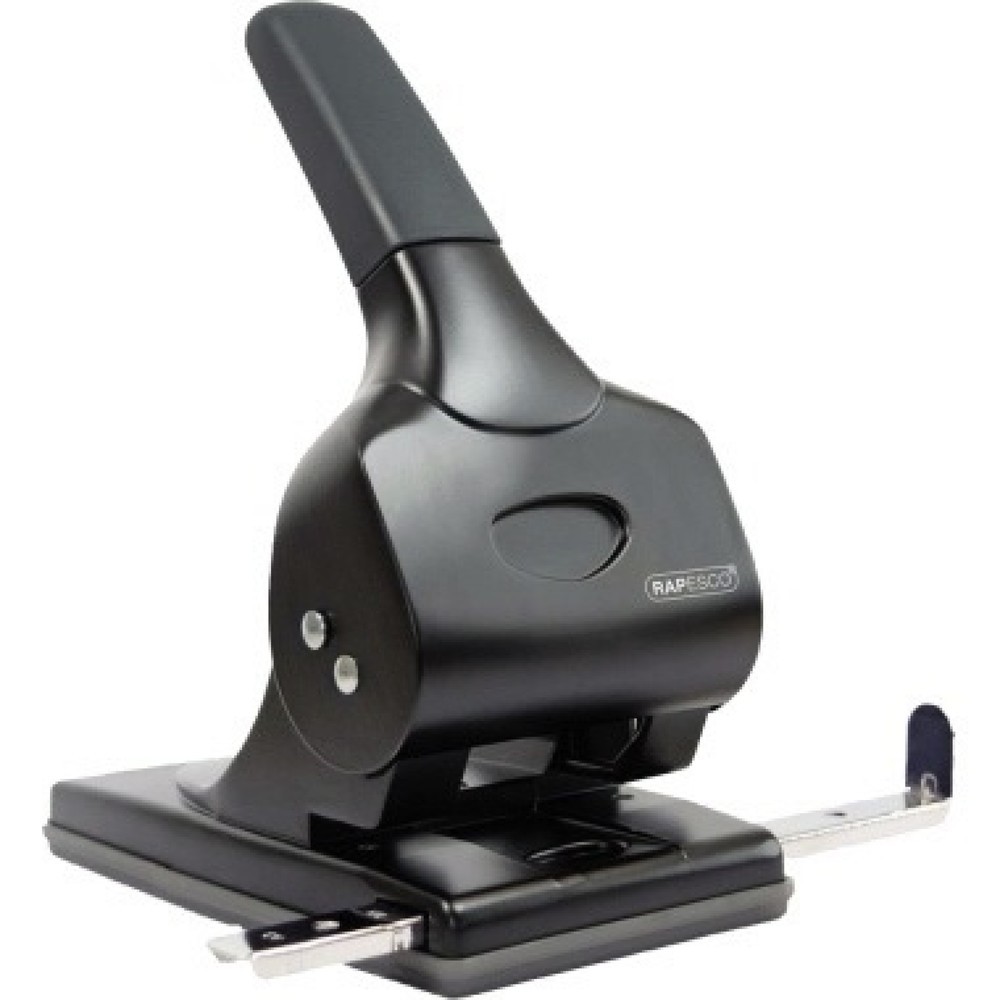 Produktabbildung: RAPESCO Locher ALU-65 1015 65Blatt Anschlagschiene schwarz
