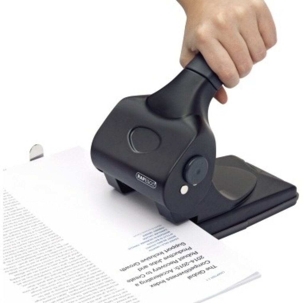 Produktabbildung Nr. 6: RAPESCO Locher ALU-65 1015 65Blatt Anschlagschiene schwarz